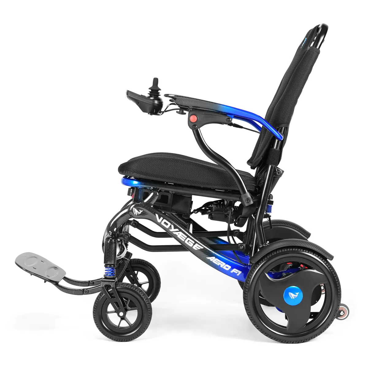 Aero F1 side profile showing carbon fiber frame