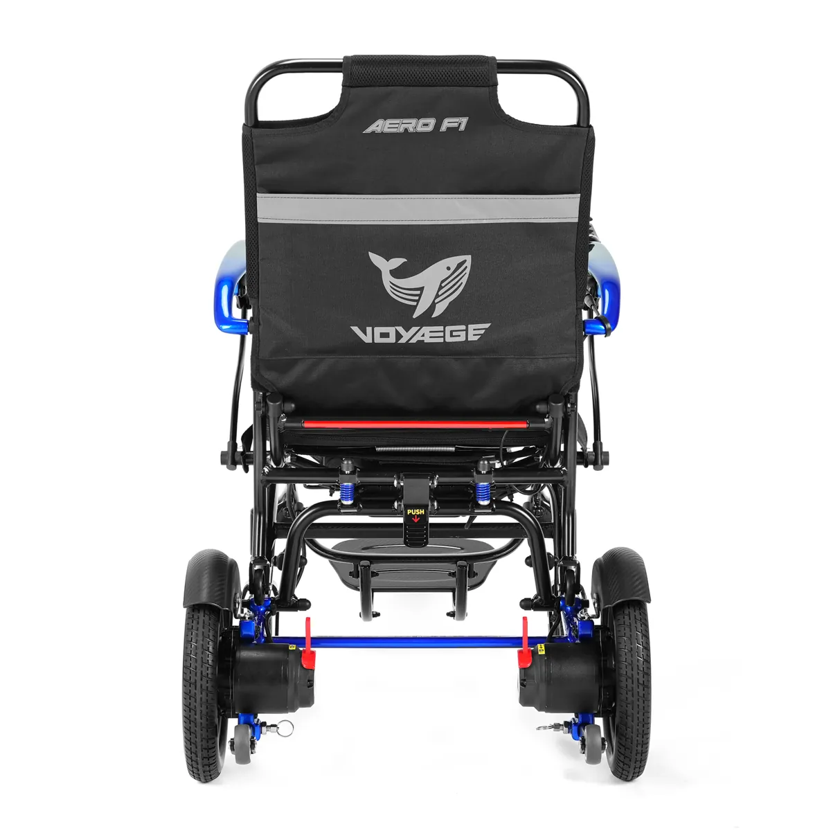 Aero F1 rear view with Voyaege whale logo and red tail light bar